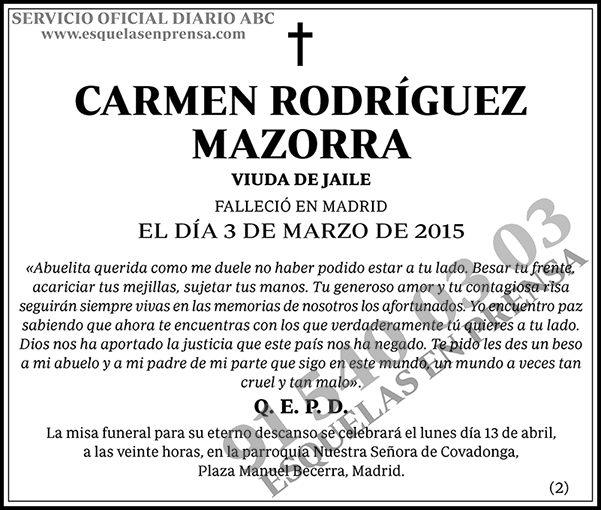 Carmen Rodríguez Mazorra
